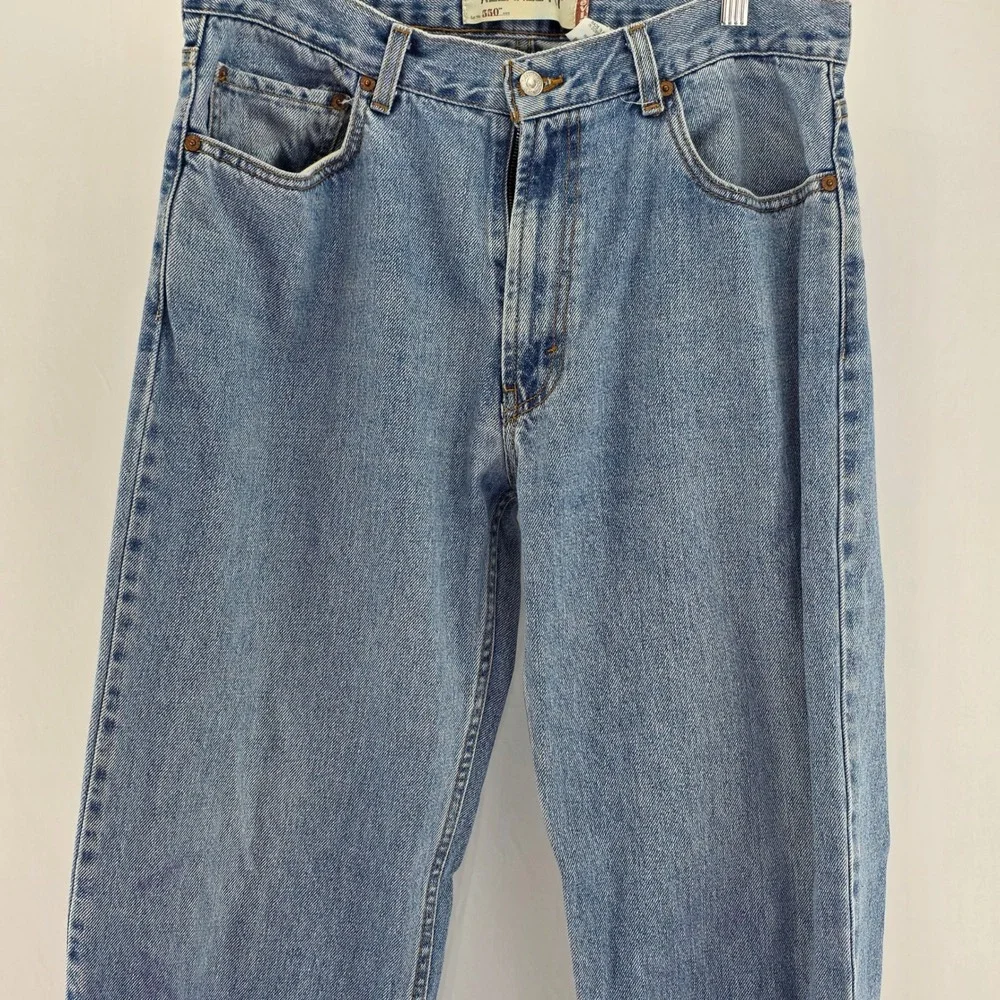 Levi's 550 Relaxed Fit Jeans Mens 34x34 Blue Vtg 90s Nostalgia Thrifted Dad Jean